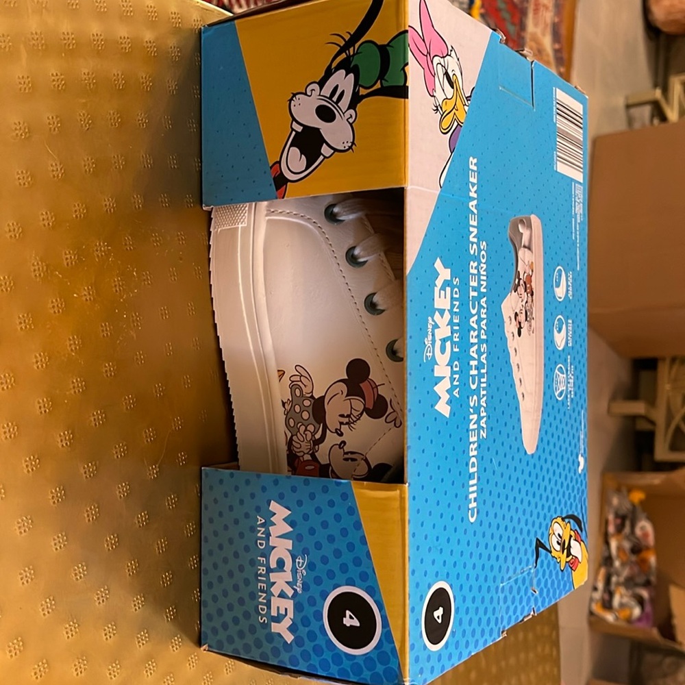Mickey and friends sneakers size 4 childrens character sneakers